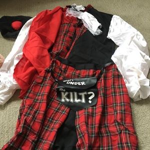 Men’s Scottish halloween costume